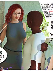 Kinky boy is deeply humping with an older dame in a classroom