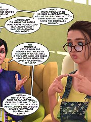 Busty lesbians are having adventures in the hottest 3D comic sex