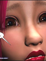 Crazy xxx 3d world. Human and elf females in adorable 3d lesbian action