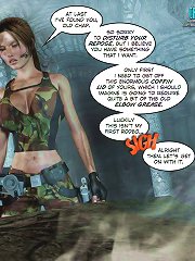 3d xxx comics. She also noticed the werewolfs giant, pendulus cock